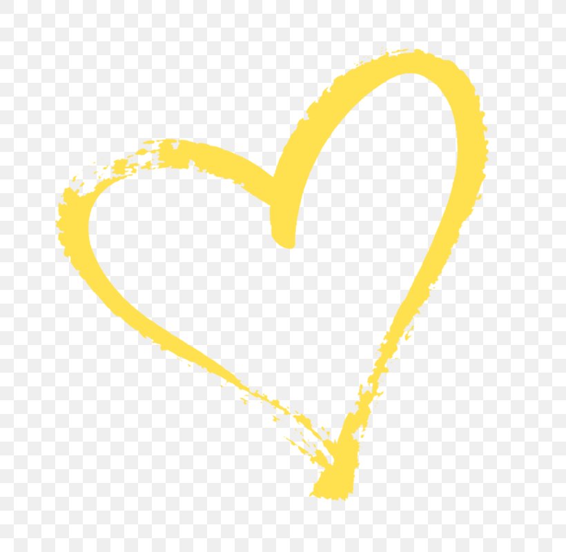 Heart - Yellow Heart Red Clip Art PNG
