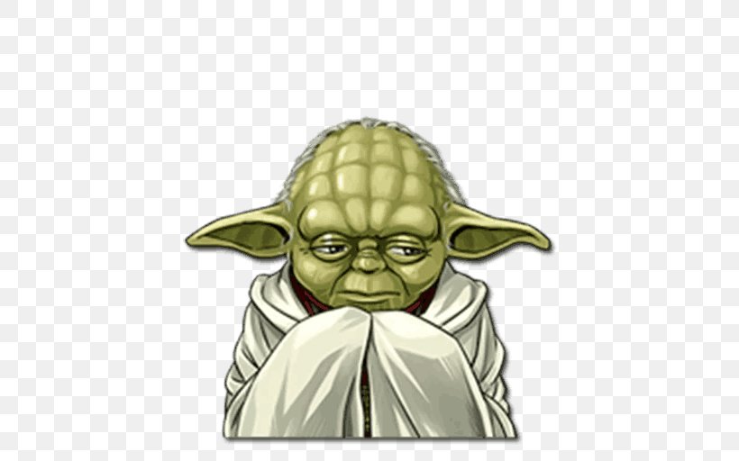 Yoda Telegram Sticker Emoji Star Wars, PNG, 512x512px, Yoda, Emoji, Emoticon, Face, Fictional Character Download Free