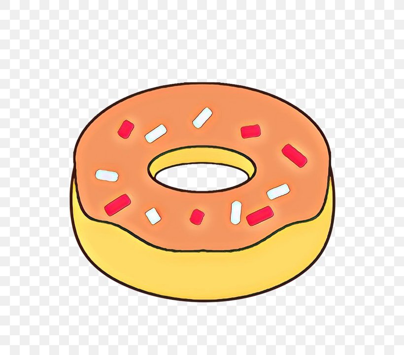 Doughnut Bagel Pink Baked Goods Food, PNG, 720x720px, Cartoon, Bagel, Baked Goods, Ciambella, Cuisine Download Free