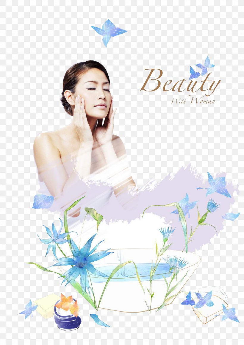 Beauty Cosmetology Skin Face, PNG, 1024x1448px, Watercolor, Cartoon, Flower, Frame, Heart Download Free