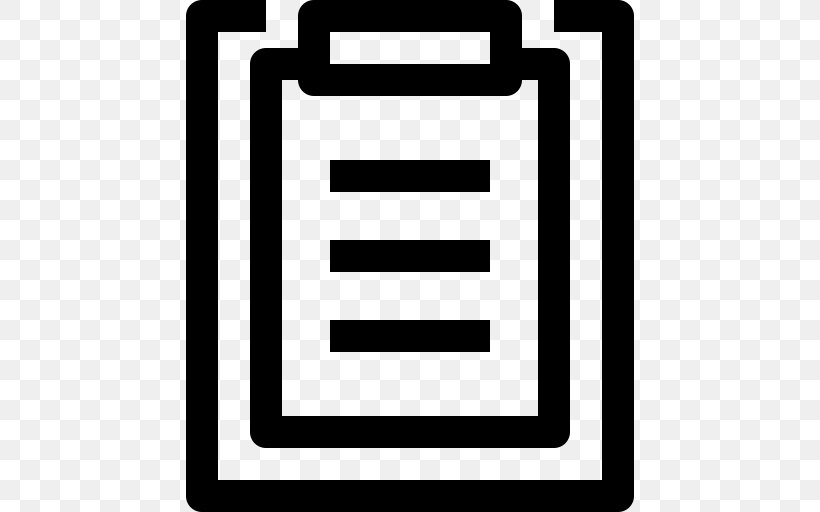 Icon Design, PNG, 512x512px, Icon Design, Area, Black And White, Brand, Clipboard Download Free