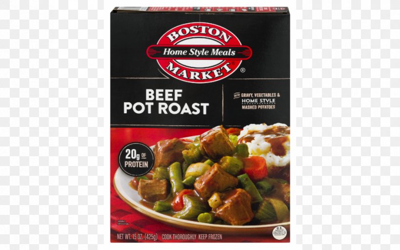Pot Roast Vegetarian Cuisine Sunday Roast Beef Meal, PNG, 940x587px, Pot Roast, Beef, Boston Market, Chuck Steak, Condiment Download Free