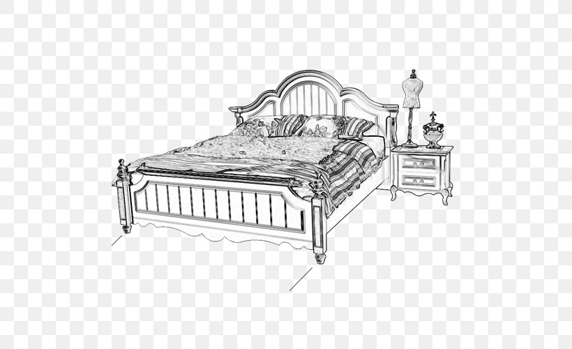 Bed Frame, PNG, 500x500px, Bed Frame, Bed, Bed Sheet, Bedding, Bedroom Download Free
