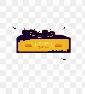 Halloween Cute Title - Halloween Web Banner Gratis PNG