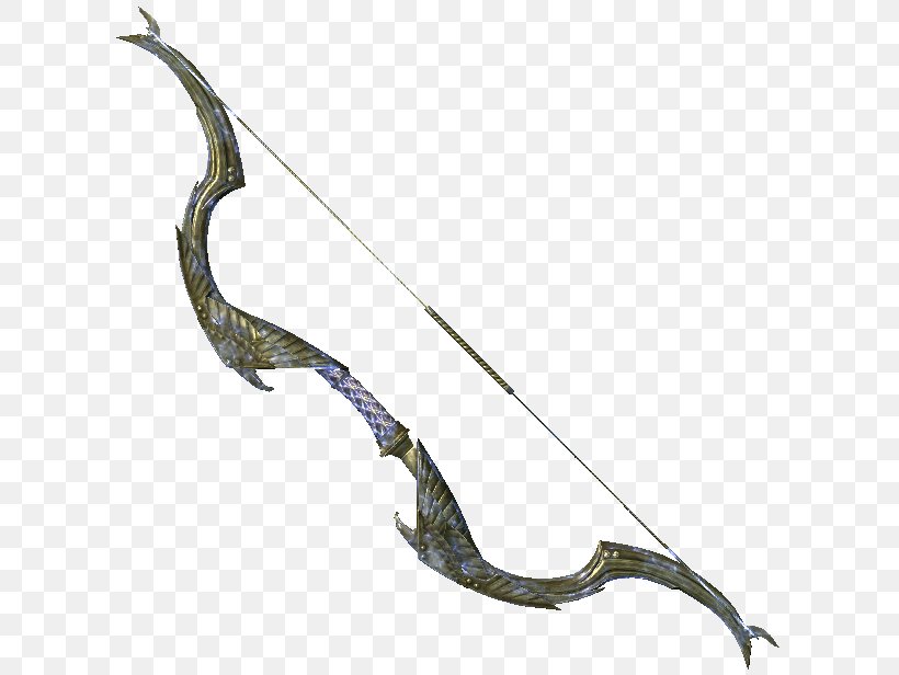 The Elder Scrolls V: Skyrim – Dragonborn Bow And Arrow Recurve Bow Archery, PNG, 616x616px, Elder Scrolls V Skyrim Dragonborn, Archery, Bow, Bow And Arrow, Cold Weapon Download Free