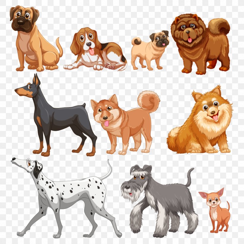 Chihuahua Dalmatian Dog Pug Clip Art, PNG, 1000x1000px, Chihuahua, Animal, Animal Figure, Carnivoran, Companion Dog Download Free