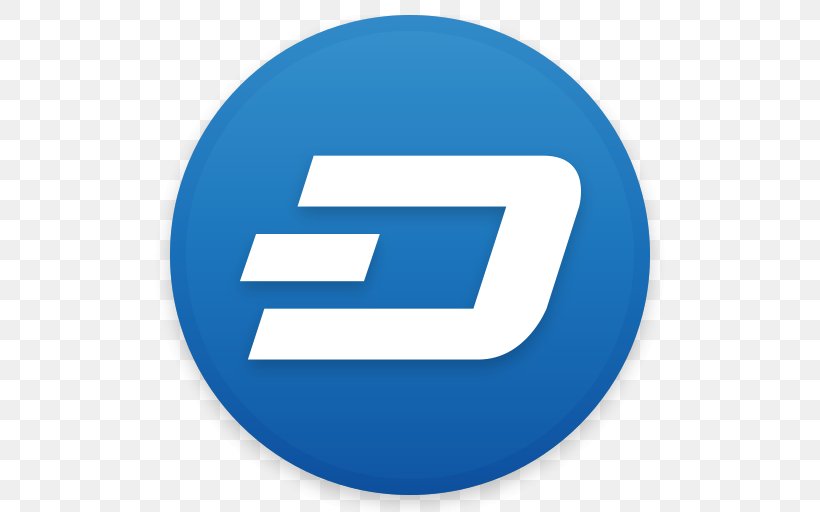 Dash Cryptocurrency Bitcoin Application-specific Integrated Circuit Market Capitalization, PNG, 512x512px, Dash, Bitcoin, Blue, Brand, Cryptocurrency Download Free