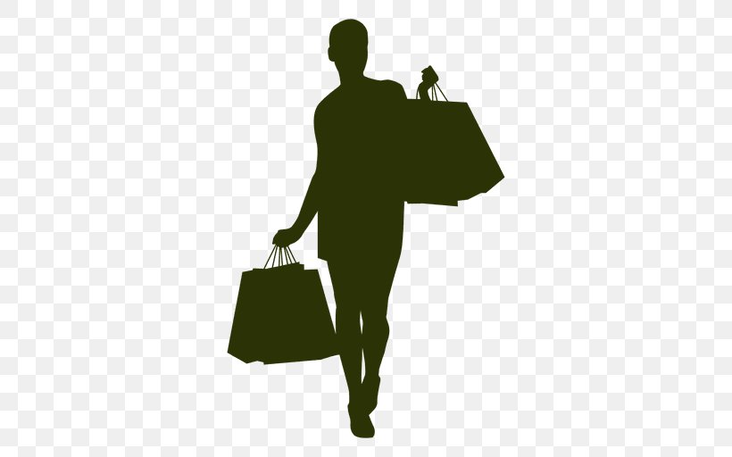 Silhouette Shopping Cart Bag Shopping Centre, PNG, 512x512px, Silhouette, Bag, Briefcase, Drawing, Green Download Free