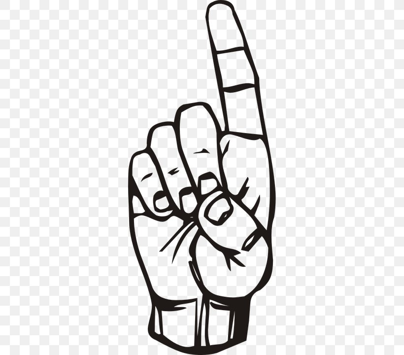American Sign Language Clip Art Vector Graphics, PNG, 360x720px, Sign Language, American Sign Language, Auslan, Black And White, British Sign Language Download Free