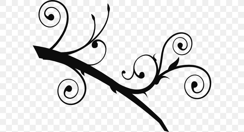 Branch Tree Clip Art, PNG, 600x444px, Branch, Art, Black And White, Decorative Arts, Drawing Download Free