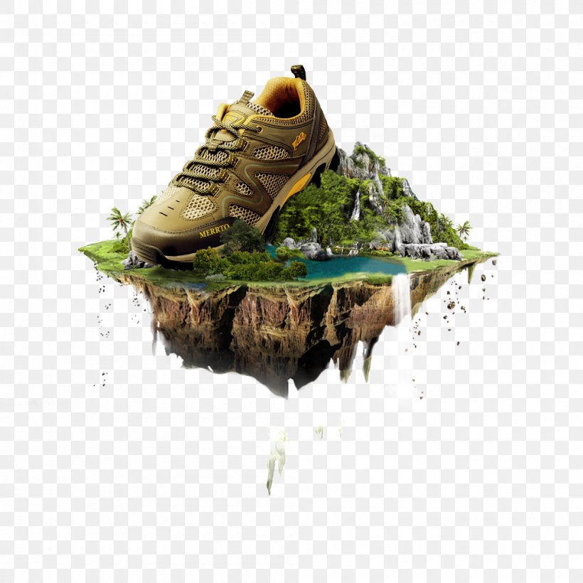 Download Computer File, PNG, 1000x1000px, Gratis, Building, Floating Island, Mountain, Outdoor Shoe Download Free