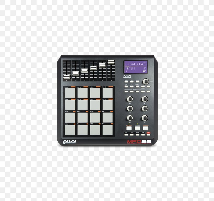 Akai MPD26 Akai MPD226 MIDI Controllers Musical Instruments, PNG, 593x772px, Watercolor, Cartoon, Flower, Frame, Heart Download Free