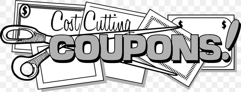 Coupon Discounts And Allowances Clip Art, PNG, 958x368px, Coupon, Advertising, Area, Banner, Black And White Download Free