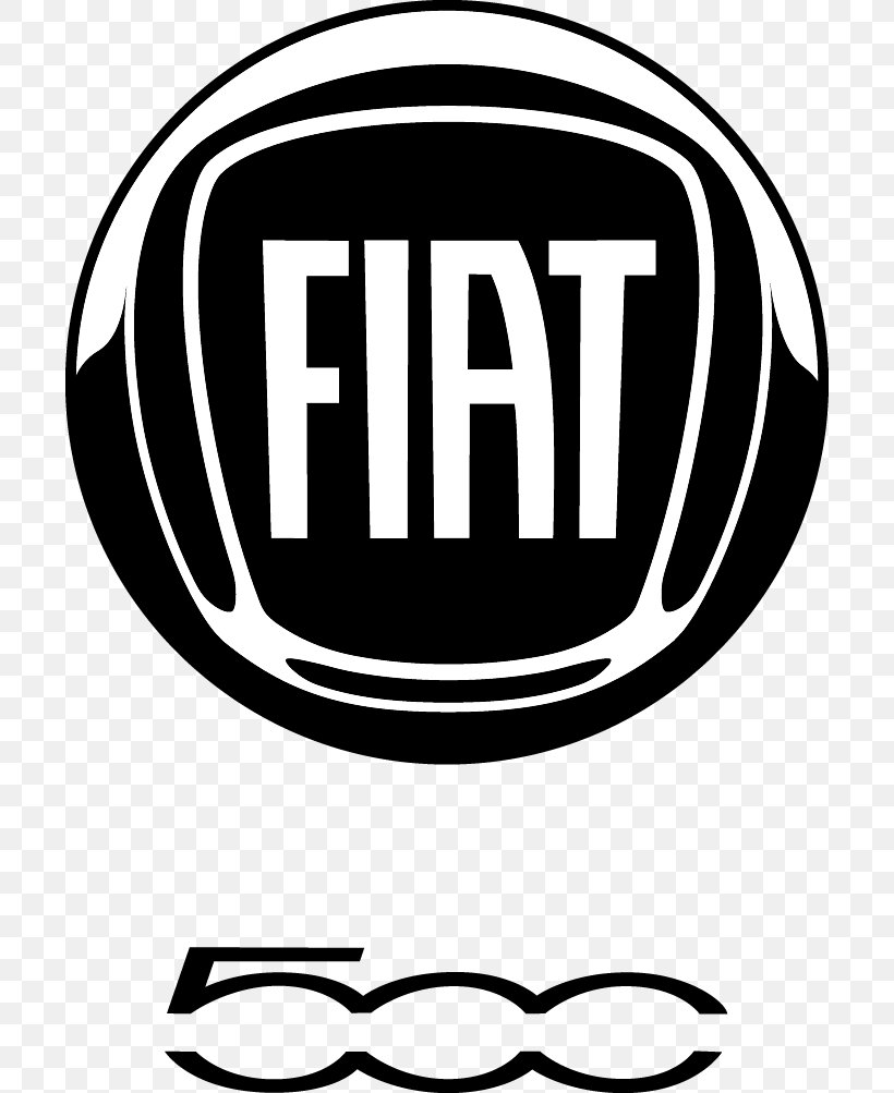 Fiat Automobiles Fiat 500 Fiat Punto Car, PNG, 700x1003px, Fiat, Area, Artwork, Black And White, Brand Download Free