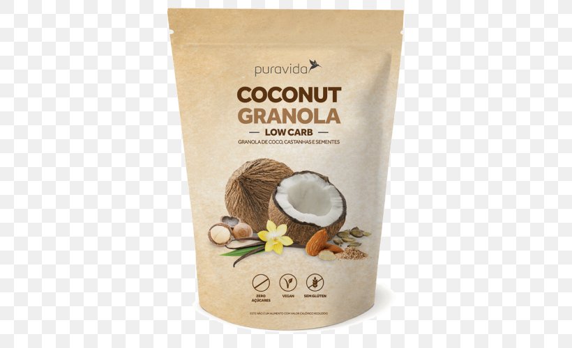 Granola Low-carbohydrate Diet Food Coconut, PNG, 500x500px, Granola, Carbohydrate, Chestnut, Coconut, Fat Download Free