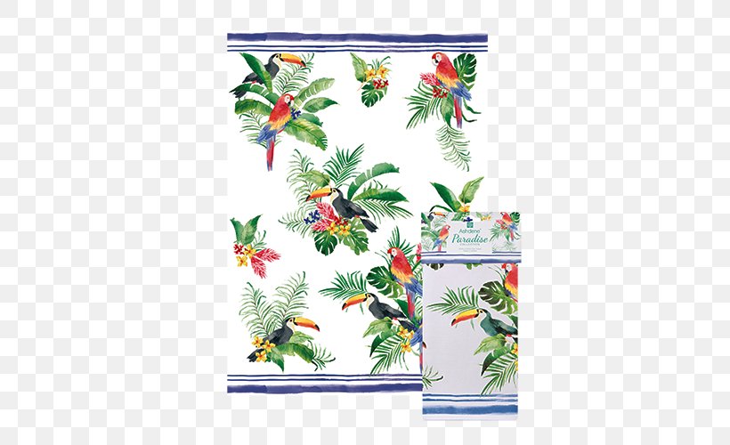 Towel Floral Design Drap De Neteja Bird-of-paradise, PNG, 500x500px, Towel, Area, Bird, Birdofparadise, Drap De Neteja Download Free