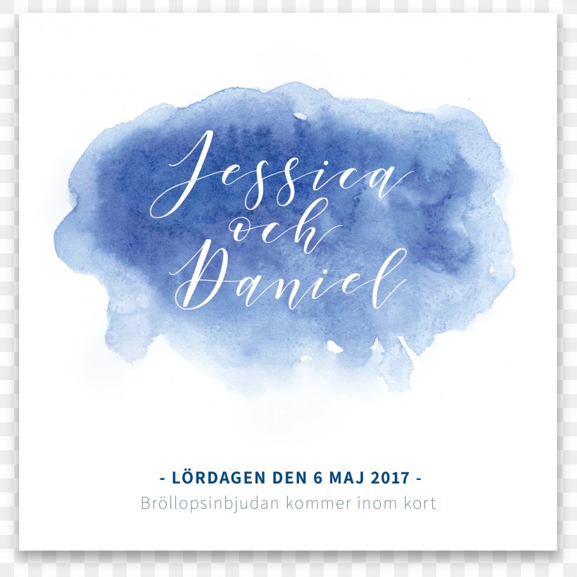 Wedding Invitation Watercolor Painting Work Of Art, PNG, 1901x1901px, Wedding Invitation, Art, Artist, Blue, Cloud Download Free