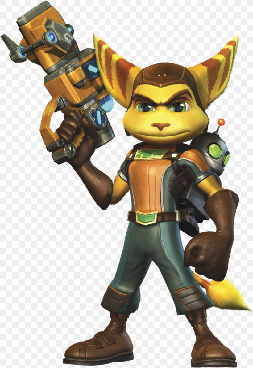 Ratchet & Clank: Going Commando Ratchet: Deadlocked PlayStation All-Stars Battle Royale, PNG, 850x1233px, Ratchet Clank, Action Figure, Clank, Fictional Character, Figurine Download Free
