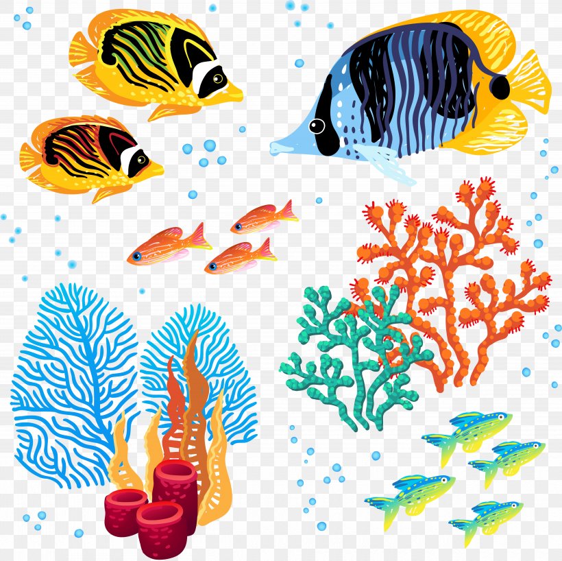 Sea Coral Reef Marine Biology, PNG, 5000x4992px, Sea, Art, Coral, Coral Reef, Coral Reef Fish Download Free