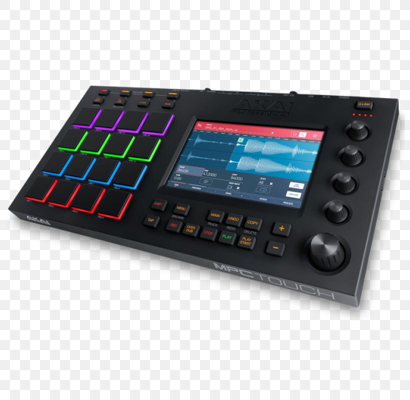 Akai MPC Akai Professional MPC Touch MIDI Controllers Touchscreen, PNG, 800x800px, Watercolor, Cartoon, Flower, Frame, Heart Download Free
