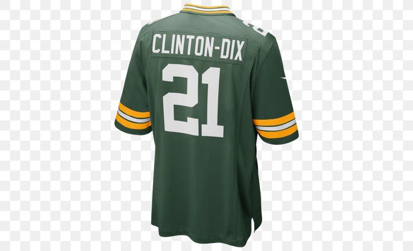 Green Bay Packers T-shirt Sports Fan Jersey NFL, PNG, 500x500px, Green Bay Packers, Aaron Rodgers, Active Shirt, Brand, Clothing Download Free
