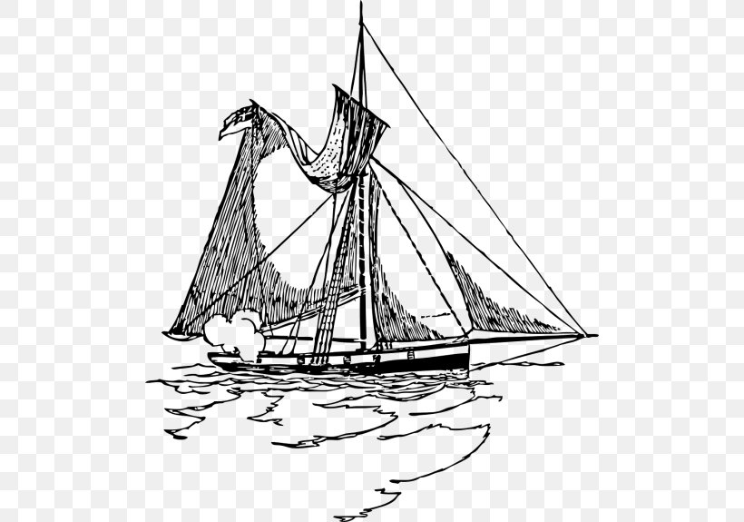 Sailing Ship Clip Art, PNG, 500x575px, Sailing Ship, Artwork, Baltimore Clipper, Barque, Barquentine Download Free