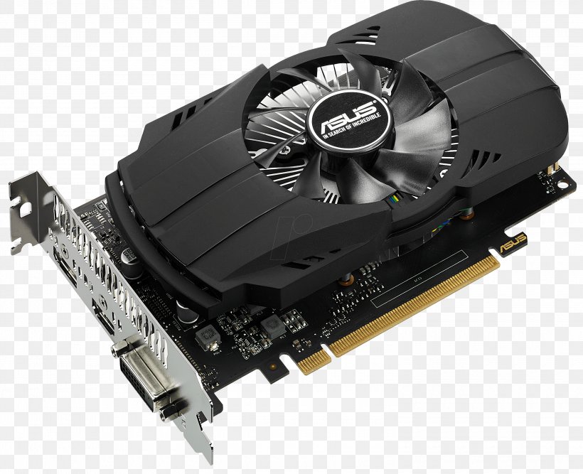 Graphics Cards & Video Adapters NVIDIA GeForce GTX 1050 Ti GDDR5 SDRAM ASUS, PNG, 3000x2442px, Graphics Cards Video Adapters, Asus, Cable, Computer, Computer Component Download Free