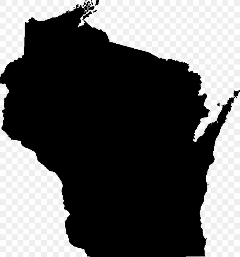 Wisconsin Blank Map Clip Art, PNG, 2242x2400px, Wisconsin, Black, Black And White, Blank Map, Geographic Information System Download Free