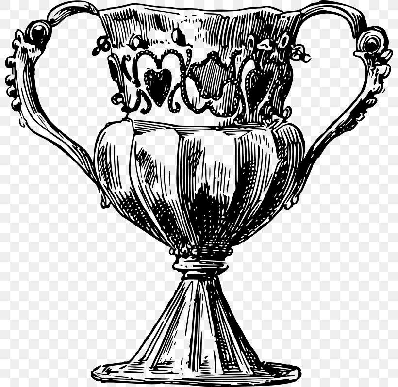 Vase Clip Art, PNG, 800x798px, Vase, Black And White, Chalice, Champagne Stemware, Cup Download Free