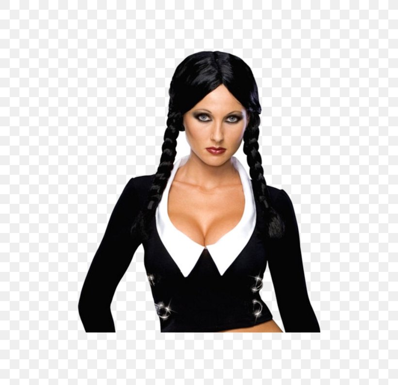 Wednesday Addams The Addams Family Gomez Addams Morticia Addams Wig, PNG, 500x793px, Wednesday Addams, Addams Family, Black Hair, Brown Hair, Charles Addams Download Free