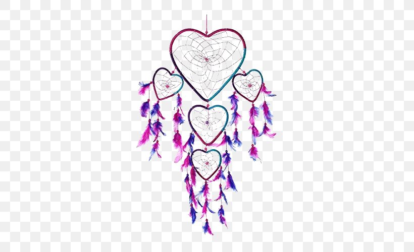 Dreamcatcher Bead Craft Love, PNG, 500x500px, Watercolor, Cartoon, Flower, Frame, Heart Download Free