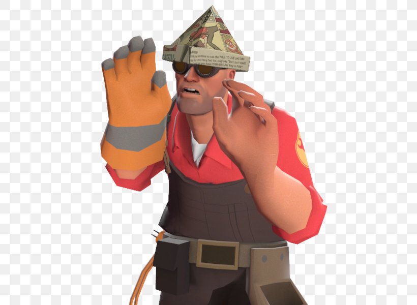 Gabe Newell Team Fortress 2 Paper Hat Loadout, PNG, 509x600px, Watercolor, Cartoon, Flower, Frame, Heart Download Free