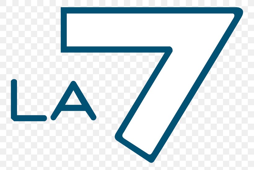 La7 Italy Television Channel Logo, PNG, 800x550px, Italy, Area, Blue, Brand, Broadcasting Download Free