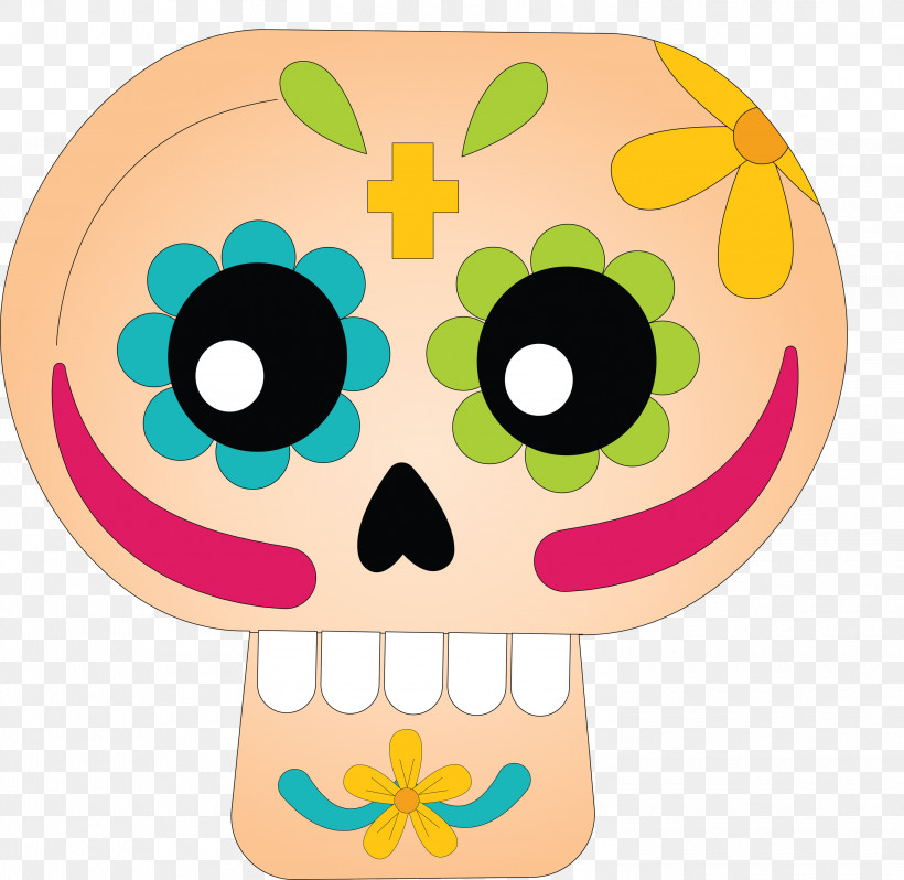 Mexico Elements, PNG, 3000x2921px, Mexico Elements, Calavera, Day Of The Dead, Drawing, Gif Art Download Free