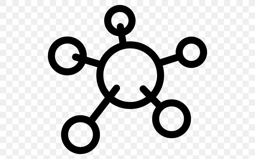 Molecular Vector, PNG, 512x512px, Directory, Area, Black And White, Body Jewelry, Molecule Download Free