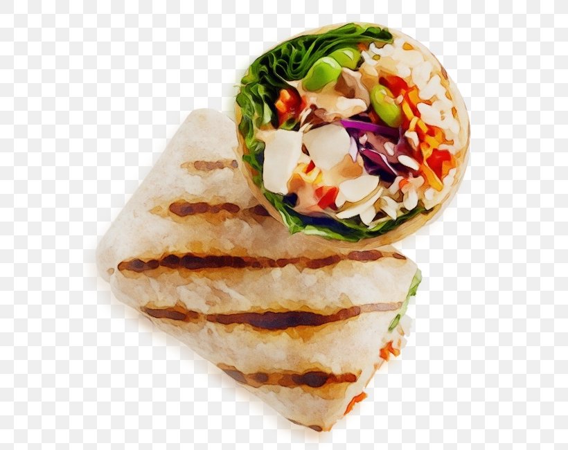 Dish Food Cuisine Ingredient Gyro, PNG, 650x650px, Watercolor, Cuisine, Dish, Flatbread, Food Download Free