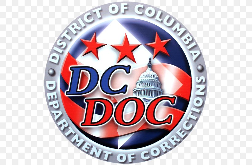District Of Columbia Department Of Corrections DC Central Detention Facility Prison, PNG, 541x539px, Department Of Corrections, Badge, Brand, Corrections, District Of Columbia Download Free