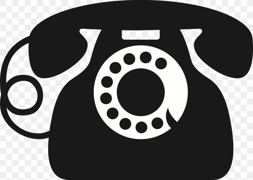 Rotary Dial Telephone Call Mobile Phones Clip Art, PNG, 2397x1711px, Rotary Dial, Black, Black And White, Home Business Phones, Logo Download Free