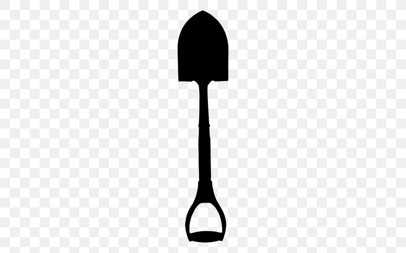 Shovel Silhouette, PNG, 512x512px, Shovel, Architectural Engineering, Black And White, Drawing, Handle Download Free