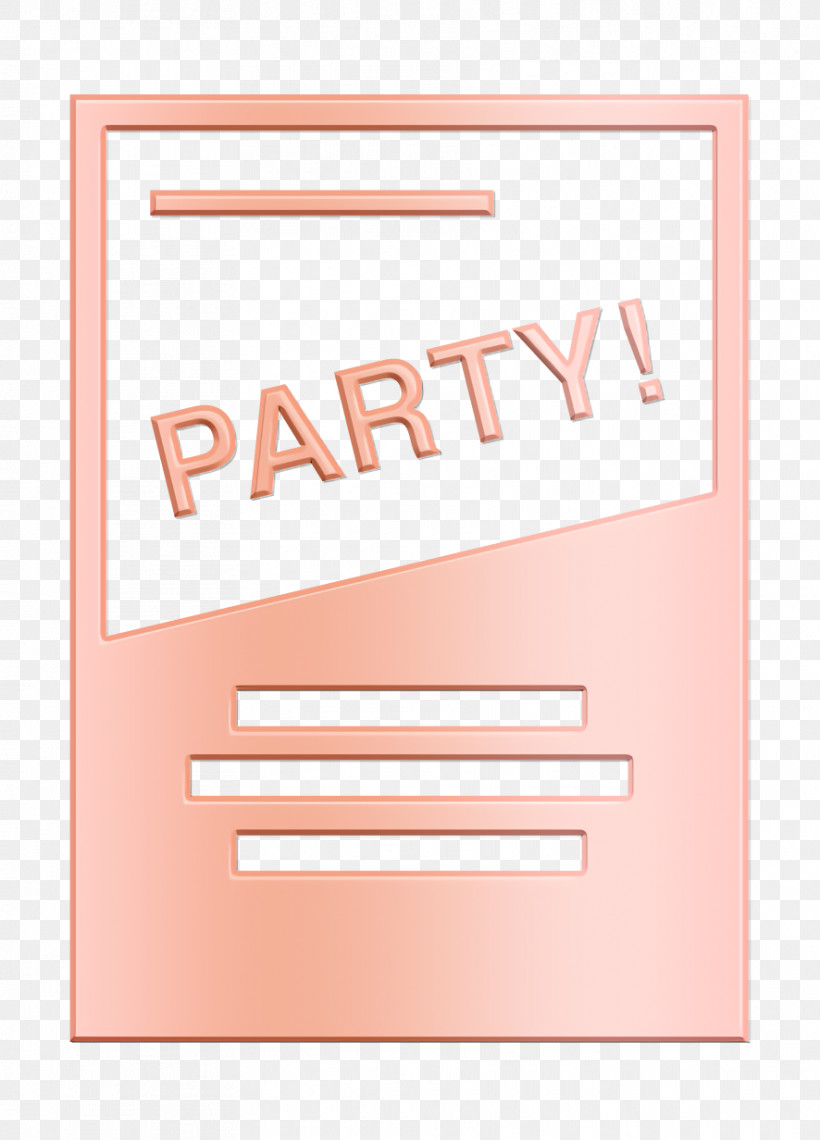 Stationery Icon Icon Party Flyer Icon, PNG, 886x1232px, Stationery Icon, Flyer Icon, Icon, Line, Logo Download Free