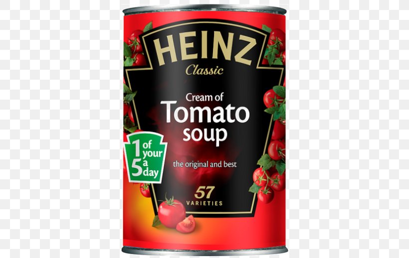 Tomato Soup H. J. Heinz Company Minestrone Lentil Soup, PNG, 518x518px, Tomato Soup, Canning, Condiment, Cream Of Mushroom Soup, Flavor Download Free