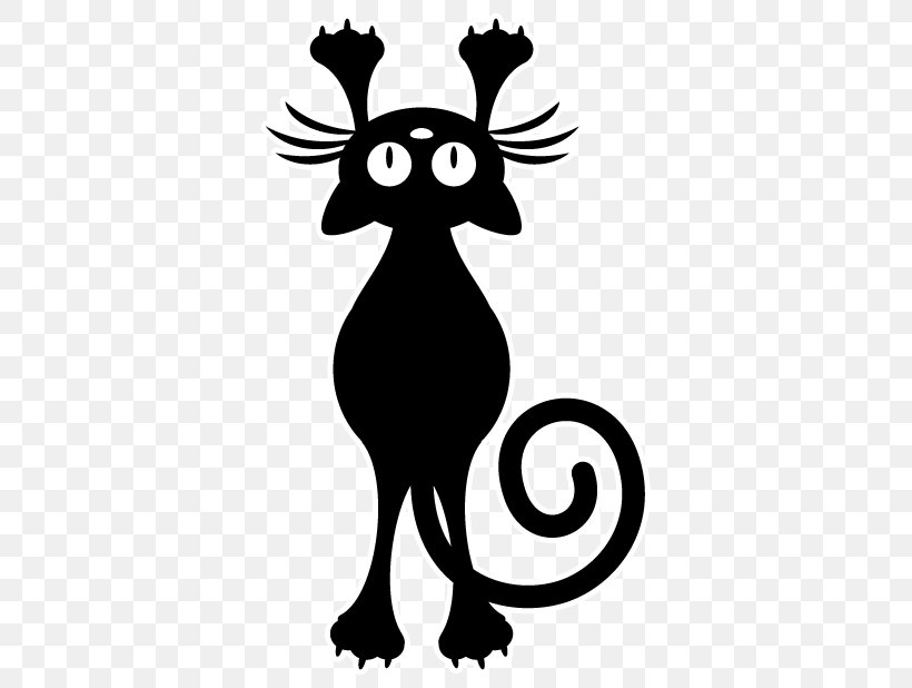 Cat Kitten Wall Decal Sticker, PNG, 618x618px, Cat, Antler, Black And White, Black Cat, Decal Download Free