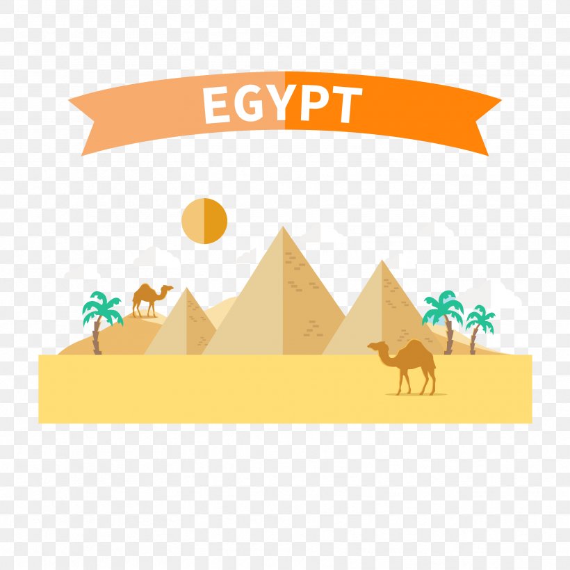 Egypt Landscape Flat Design Drawing, PNG, 3333x3333px, Egypt, Area, Art, Cultura De Egipto, Desert Download Free