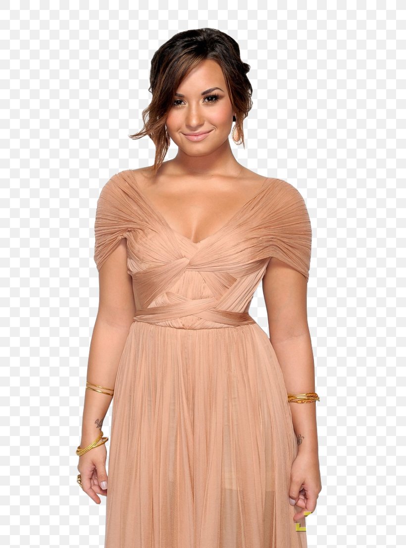 Demi Lovato 12th ALMA Awards Dress Gown Fashion, PNG, 723x1106px, Watercolor, Cartoon, Flower, Frame, Heart Download Free