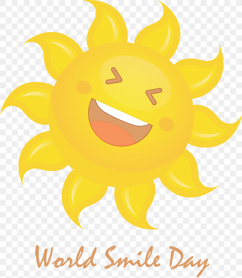 Emoticon, PNG, 2601x3000px, World Smile Day, Cartoon, Emoticon, Flower, Fruit Download Free