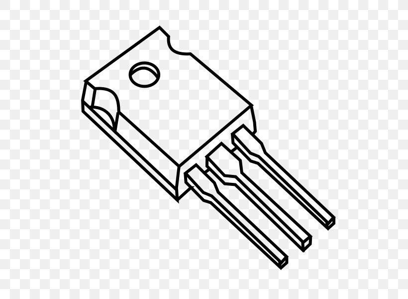 Small-outline Transistor TO-220 TO-263 Semiconductor, PNG, 600x600px, Transistor, Auto Part, Black And White, Diode, Hardware Accessory Download Free