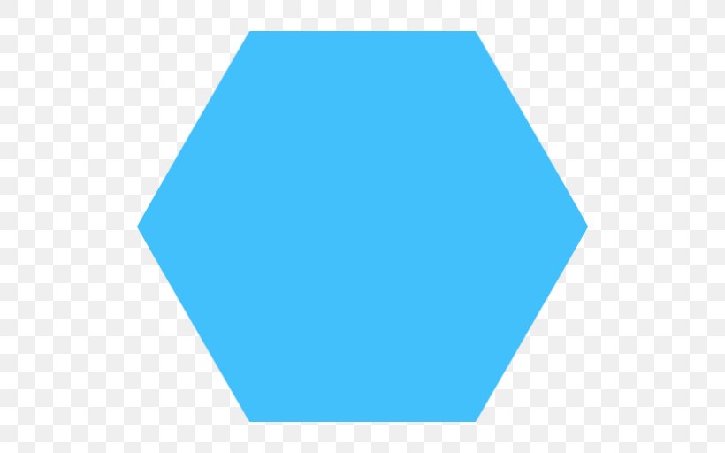 Hexagon Clip Art Shape Image, PNG, 512x512px, Hexagon, Aqua, Area, Azure, Blue Download Free