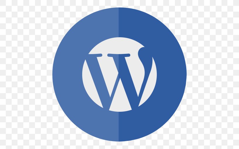 WordPress Blog Plug-in Theme, PNG, 512x512px, Wordpress, Blog, Blue, Brand, Content Management System Download Free