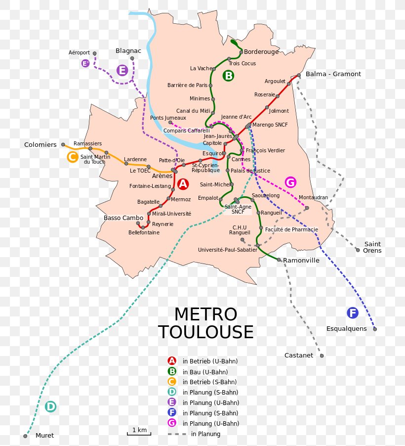 Rapid Transit Map Line Toulouse Metro, PNG, 750x902px, Rapid Transit, Area, Map, Toulouse, Toulouse Metro Download Free