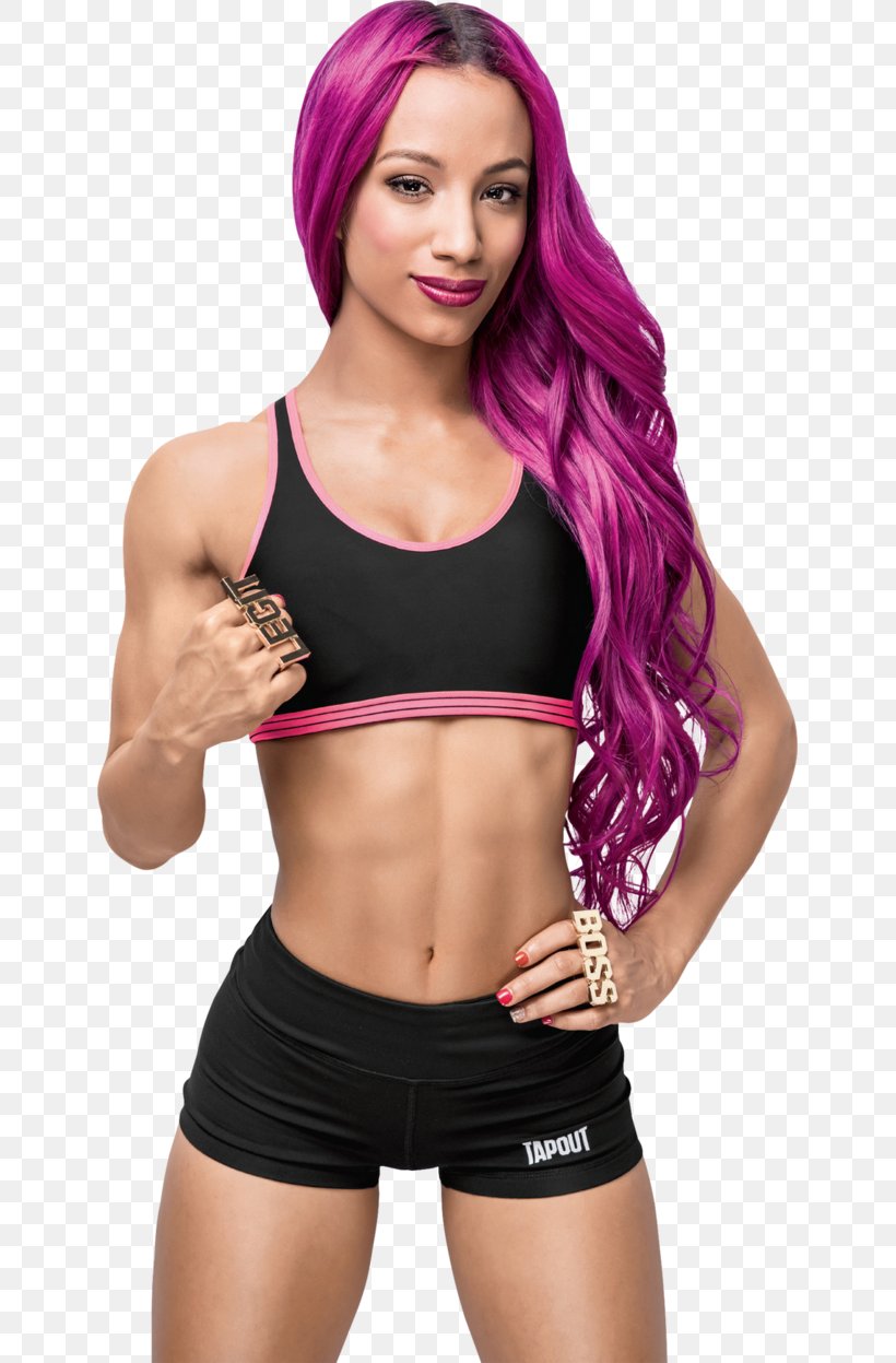 Sasha Banks SummerSlam (2016) Muscle & Fitness Physical Fitness Physical Exercise, PNG, 641x1247px, Watercolor, Cartoon, Flower, Frame, Heart Download Free